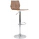 Stork Height Adjustable Wooden Bar Stool